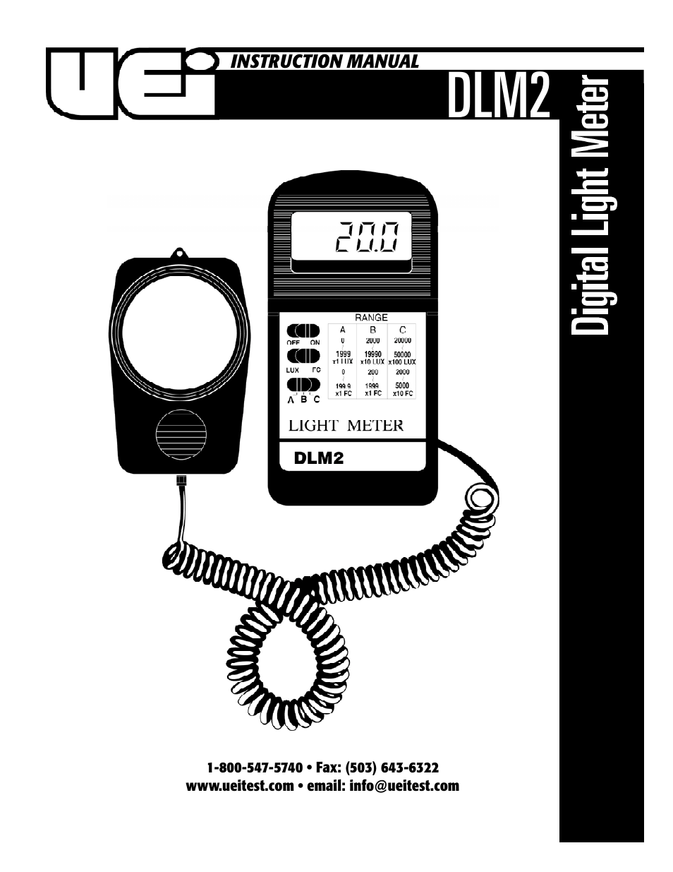 UEi Test Instruments DLM2 User Manual | 5 pages