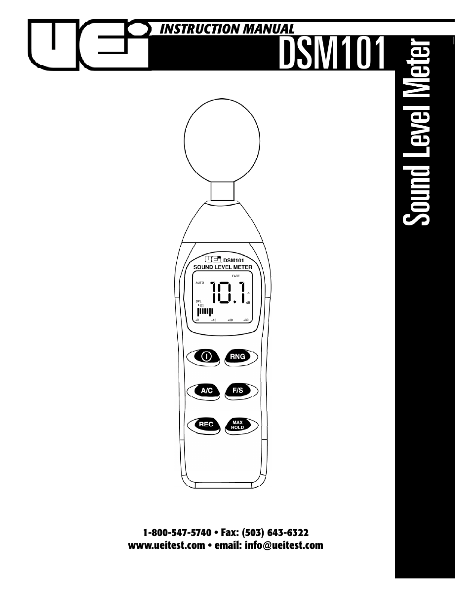 UEi Test Instruments DSM101 User Manual | 5 pages