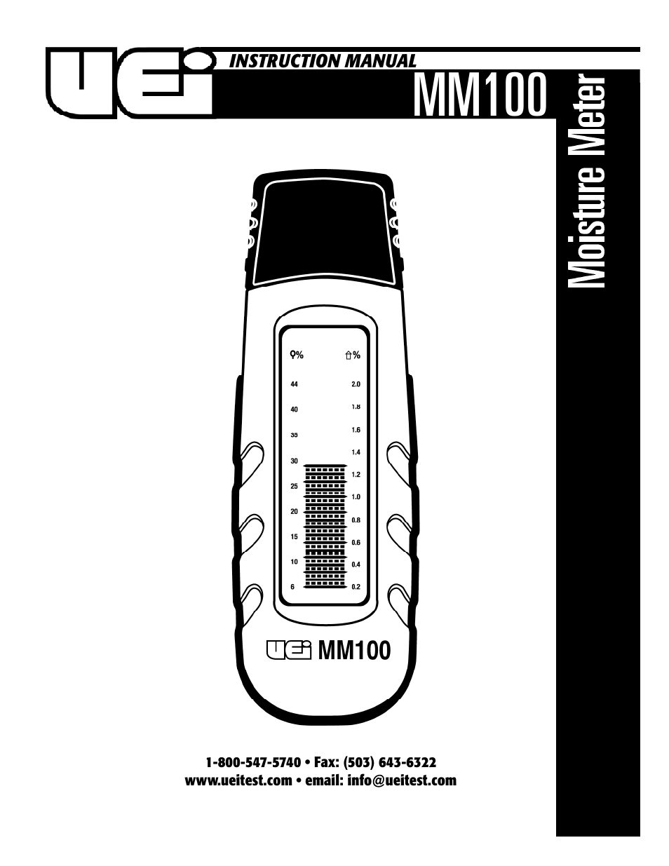 UEi Test Instruments MM100 User Manual | 4 pages