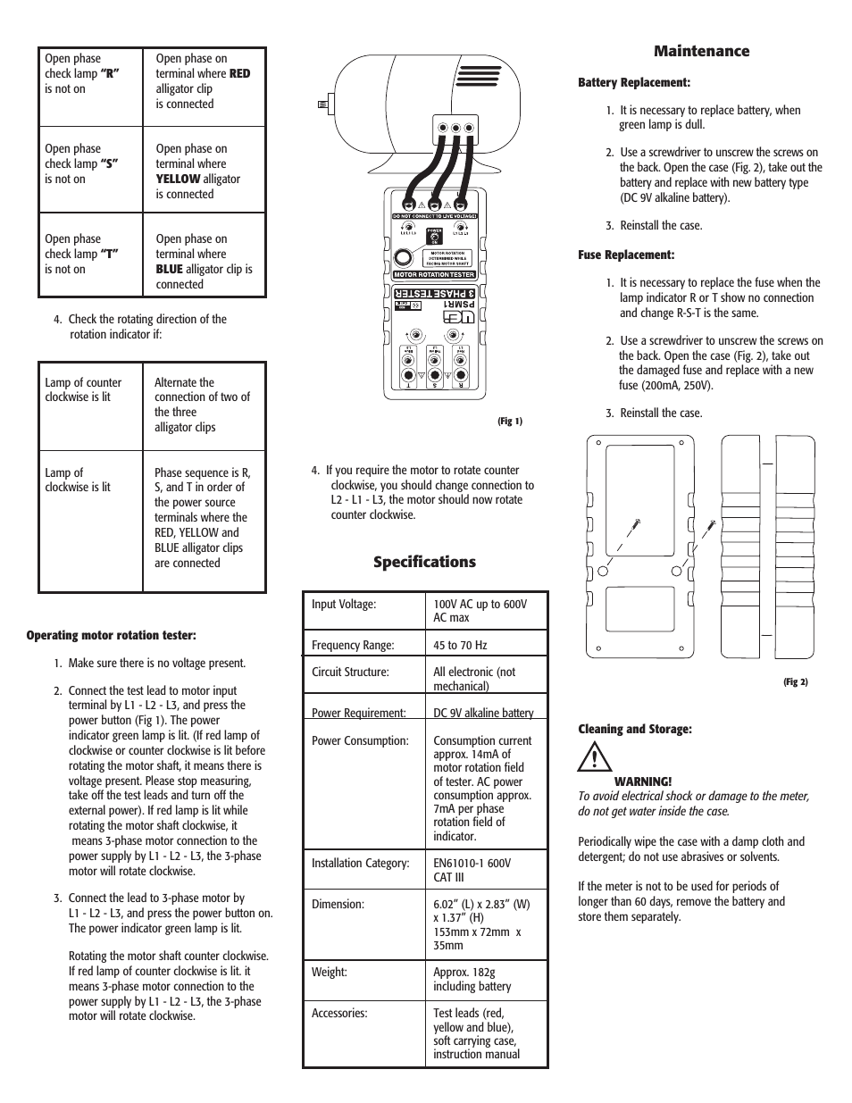 UEi Test Instruments PSMR1 User Manual | Page 2 / 2