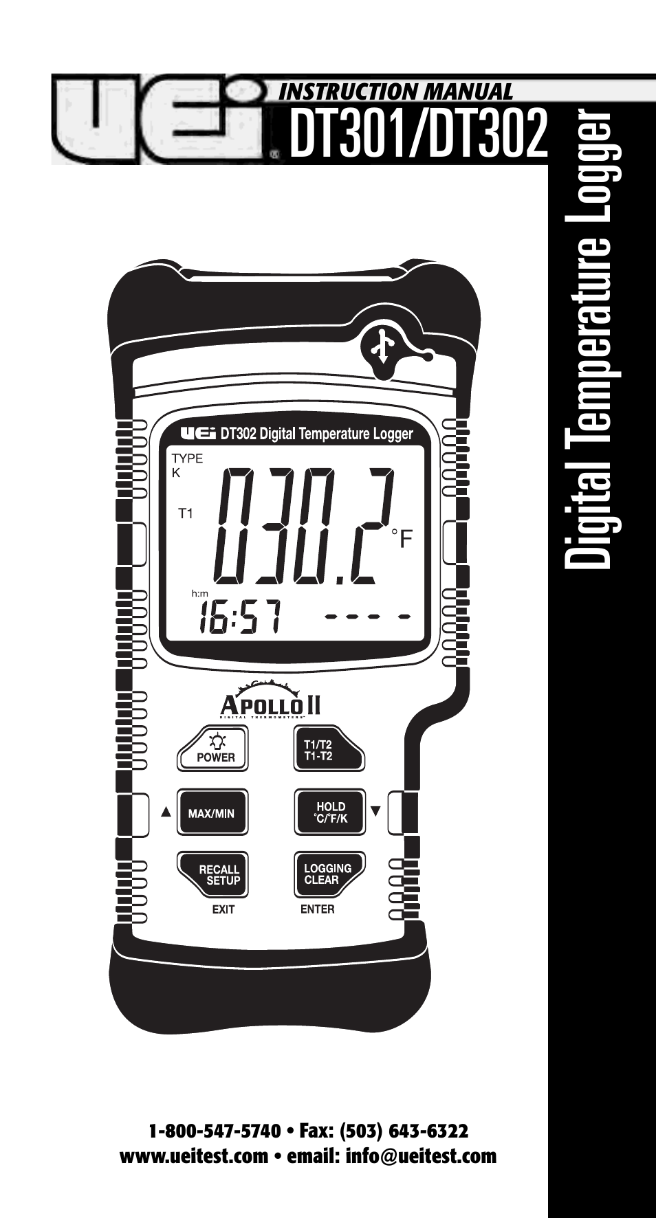 UEi Test Instruments DT302 User Manual | 20 pages