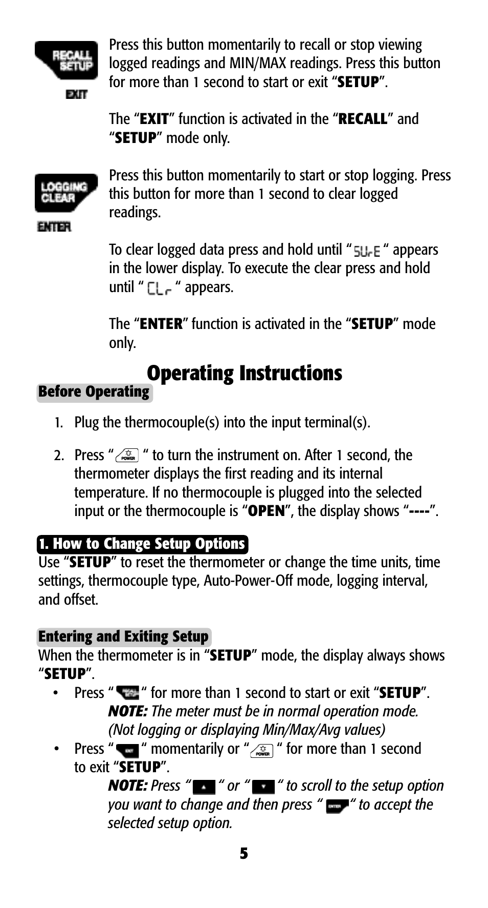 Operating instructions | UEi Test Instruments DT302 User Manual | Page 7 / 20