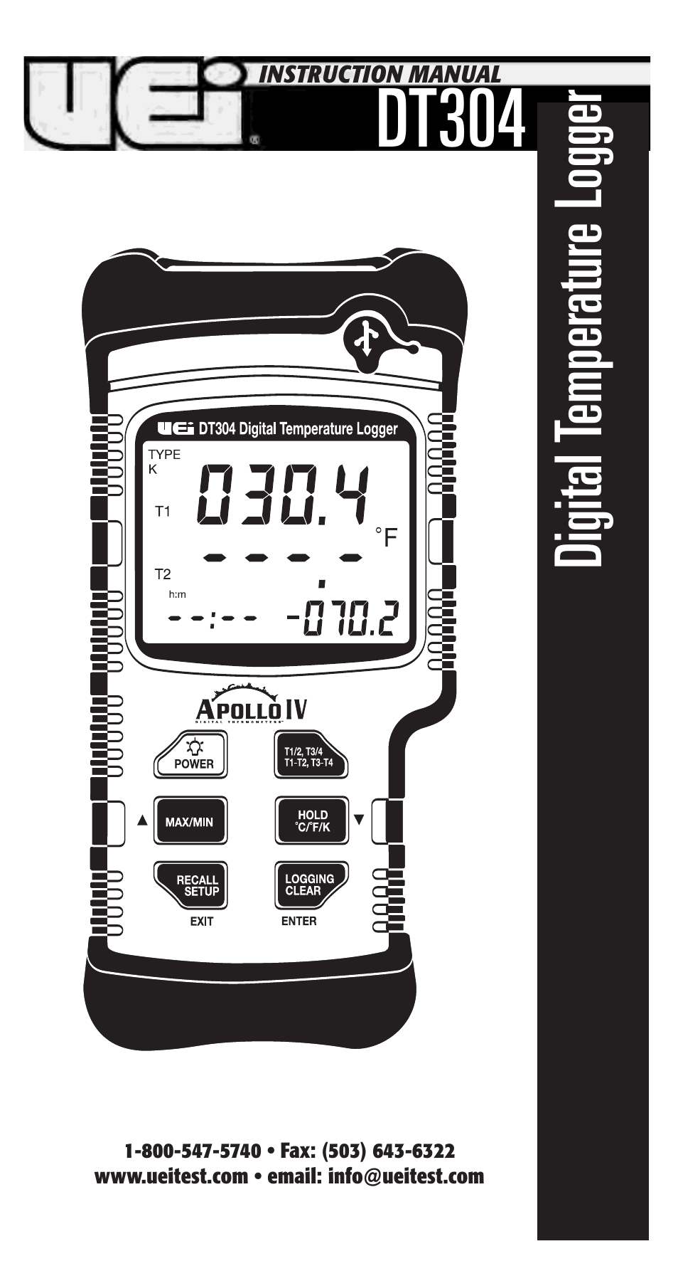 UEi Test Instruments DT304 User Manual | 20 pages