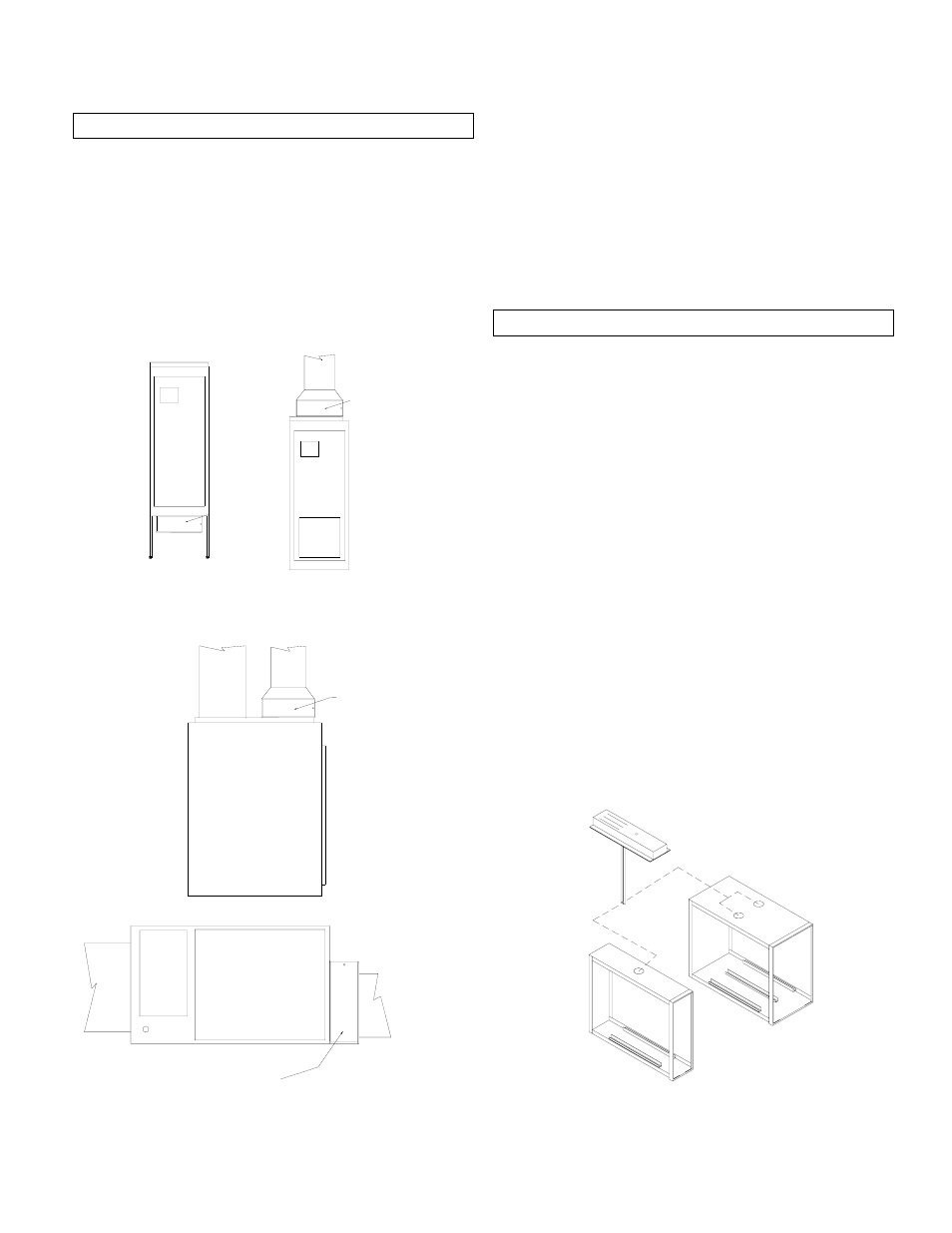 Installation – filter housing cabinet, Installation of electronic power supply, Electrical enclosure | Horizontal hvac system media air return air duct | Ultravation Straight Through - DC-IH-0205 User Manual | Page 3 / 9