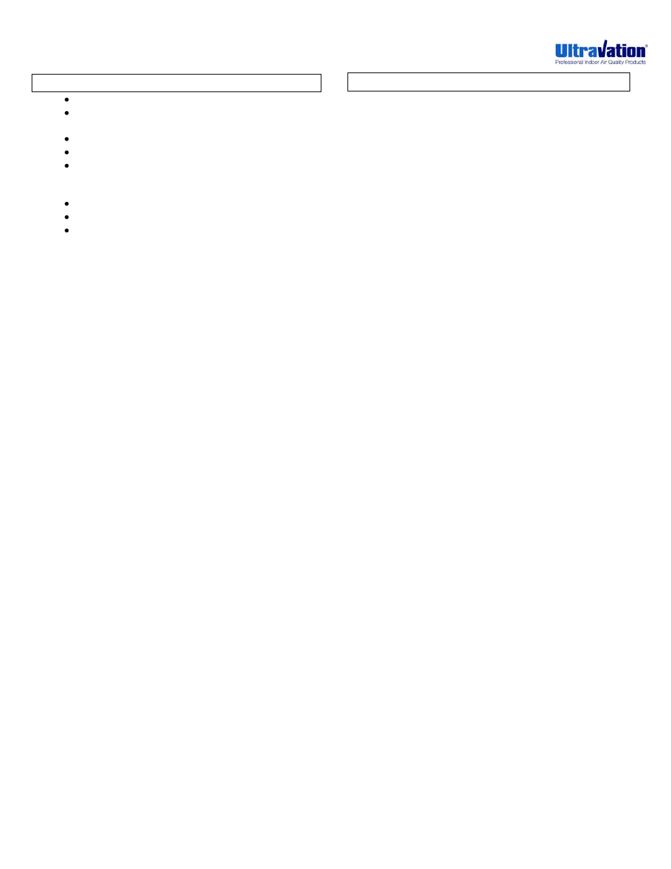 Ultravation UME Fixed Lamp - DC-IH-0218 User Manual | Page 2 / 7