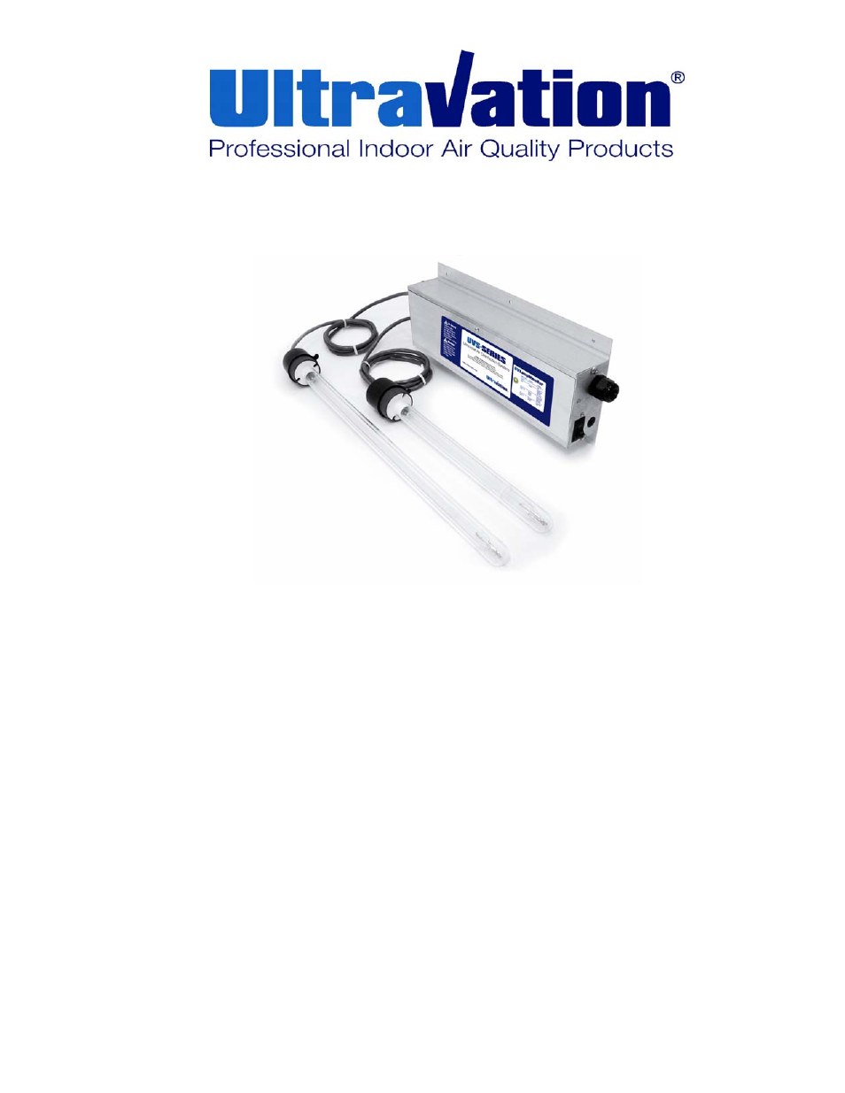 Ultravation UVS and UVE Remote Lamp - DC-IH-0214 User Manual | 6 pages