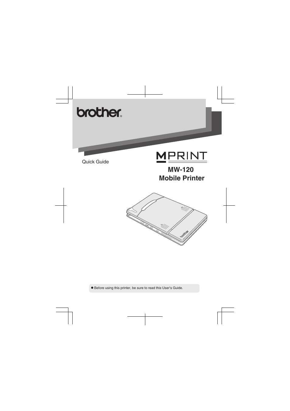 Brother MW-120 User Manual | 12 pages