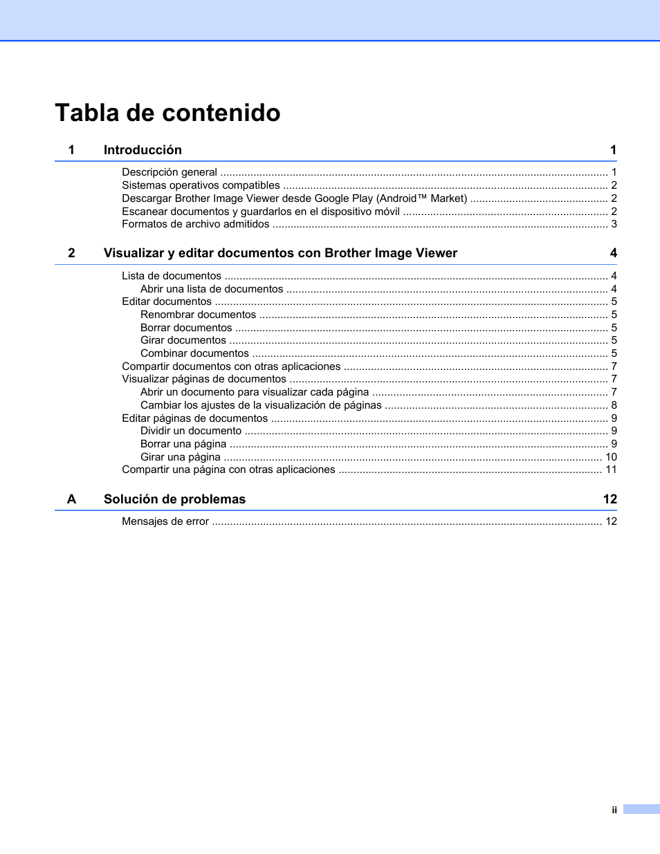 Brother Image Viewer (para Android) User Manual | Page 3 / 16