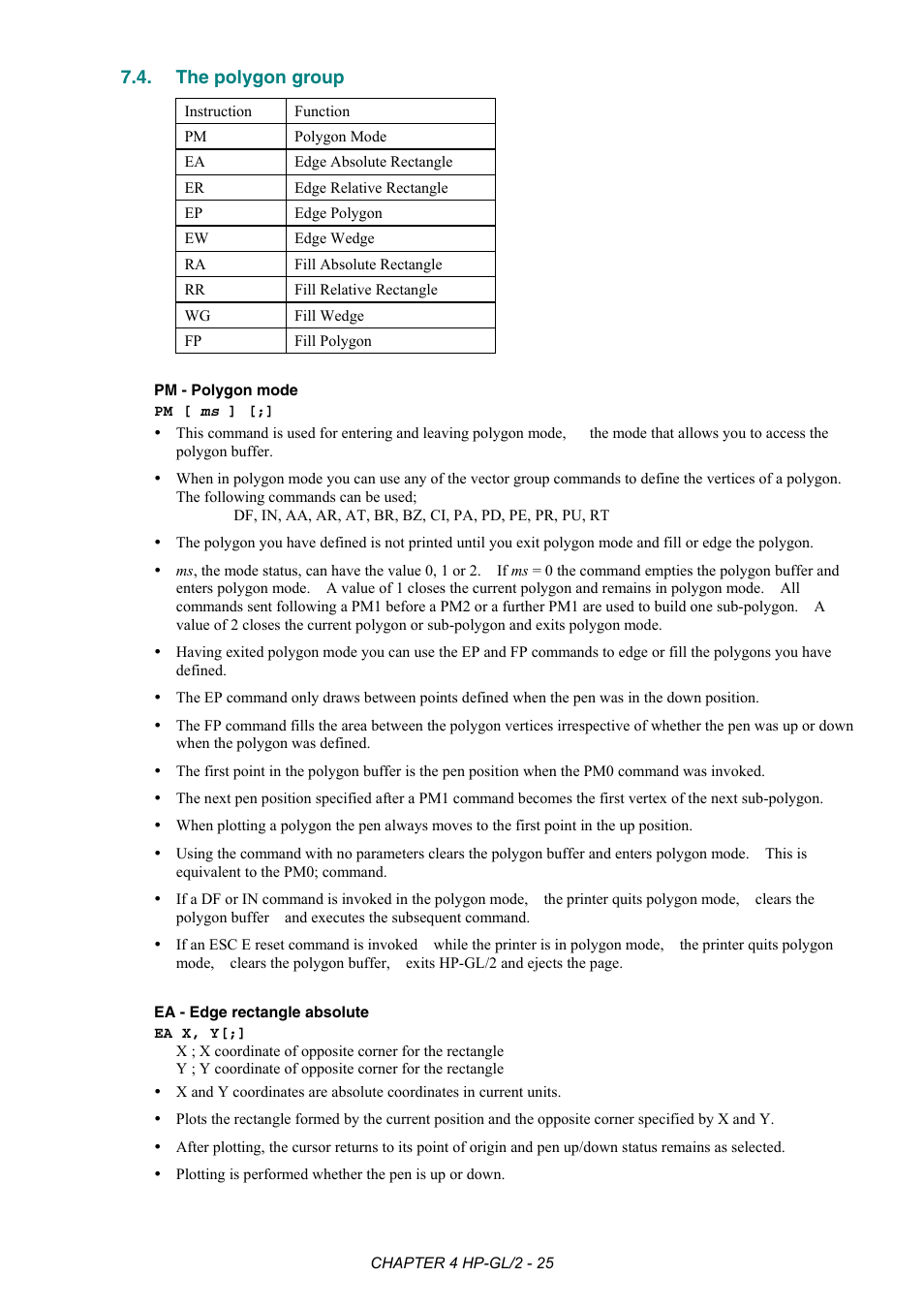 The polygon group | Brother HL-2170W User Manual | Page 176 / 522