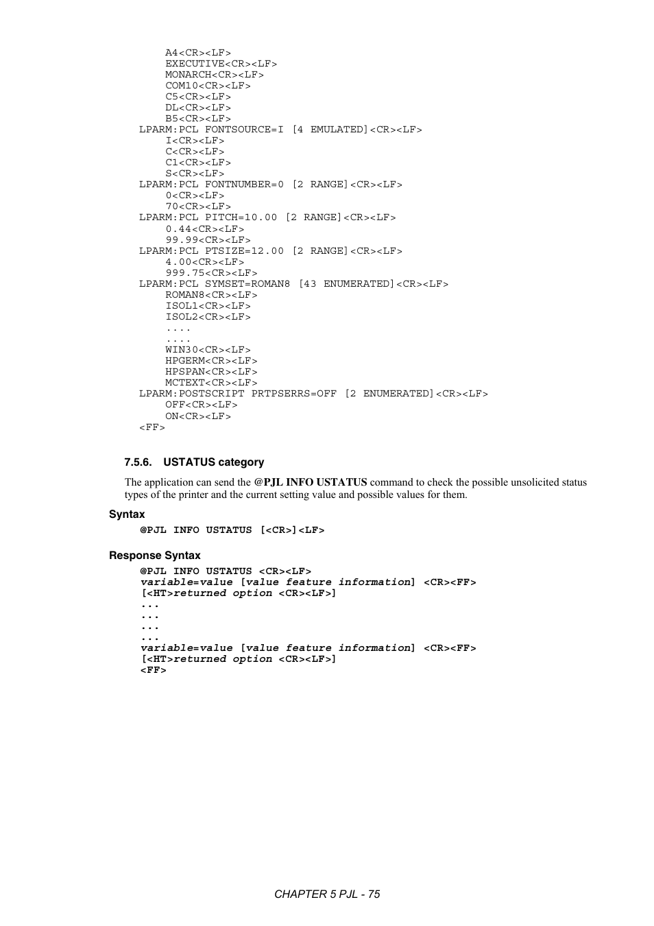 Ustatus category | Brother HL-2170W User Manual | Page 279 / 522