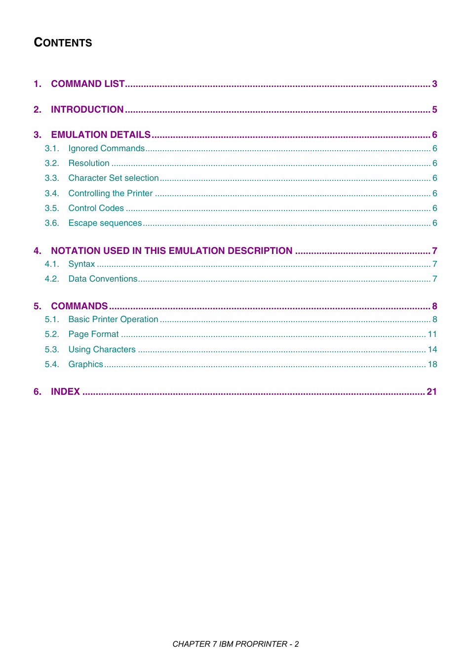 Chapter 7 ibm proprinter xl | Brother HL-2170W User Manual | Page 318 / 522