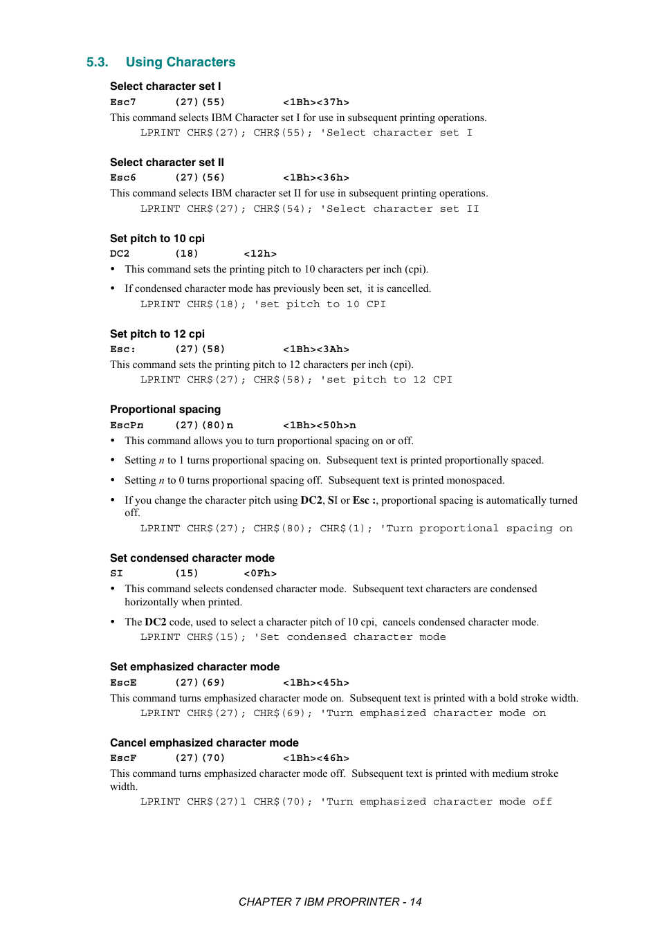 Using characters | Brother HL-2170W User Manual | Page 330 / 522