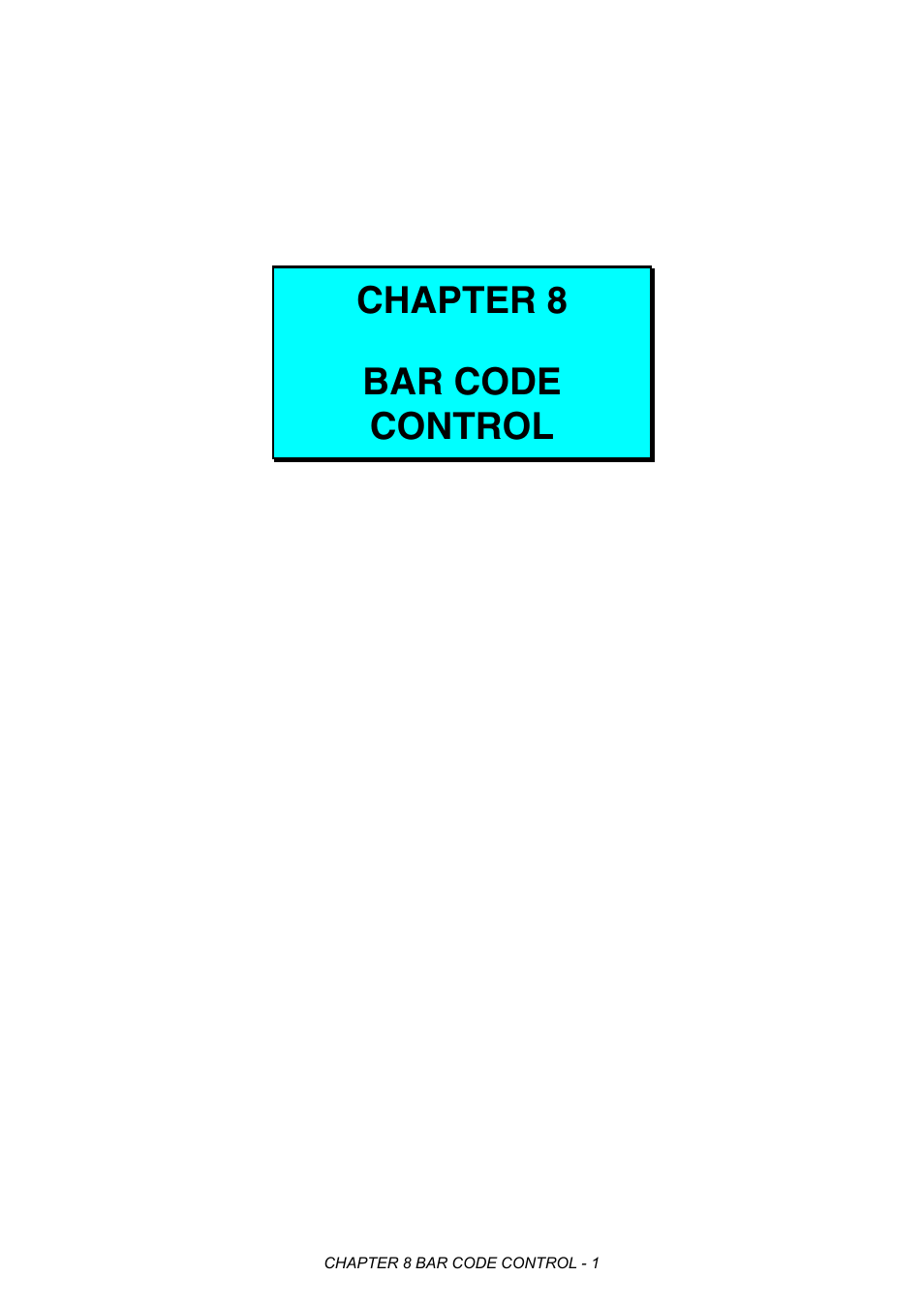 Chapter 8 bar code control | Brother HL-2170W User Manual | Page 338 / 522