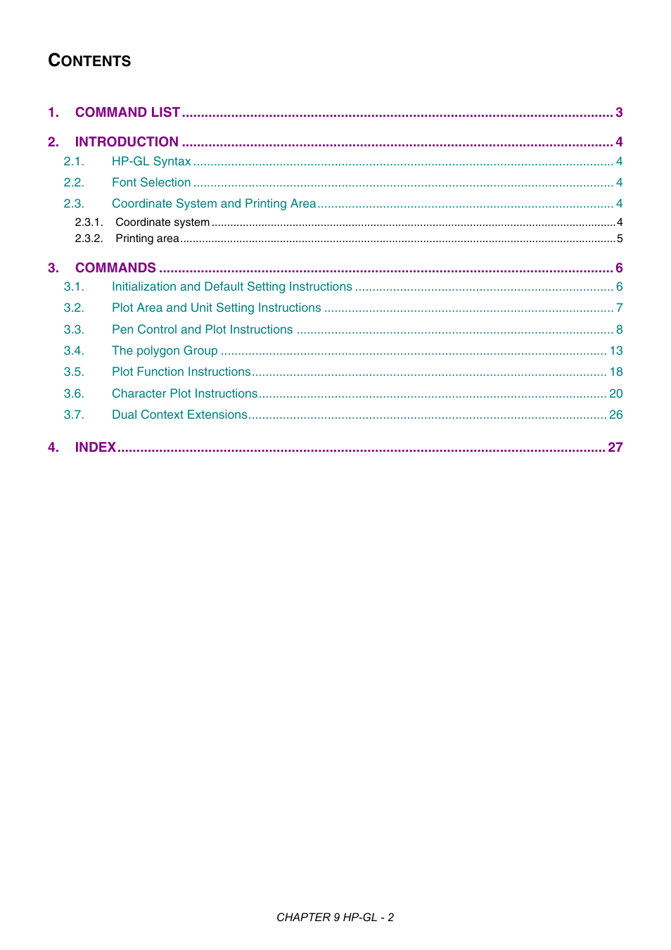 Chapter 9 hp-gl graphics language | Brother HL-2170W User Manual | Page 350 / 522