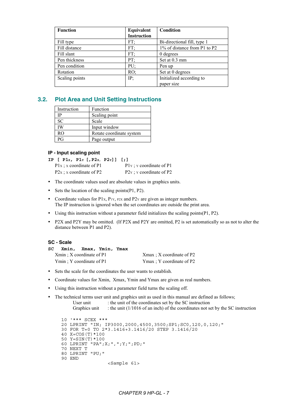 Plot area and unit setting instructions | Brother HL-2170W User Manual | Page 355 / 522