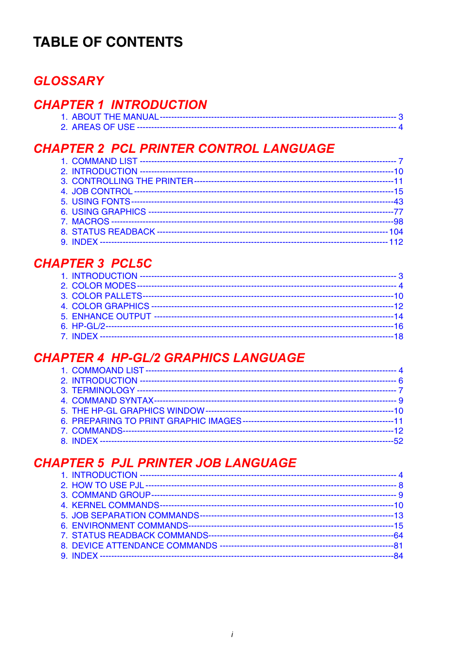 Brother HL-2170W User Manual | Page 5 / 522