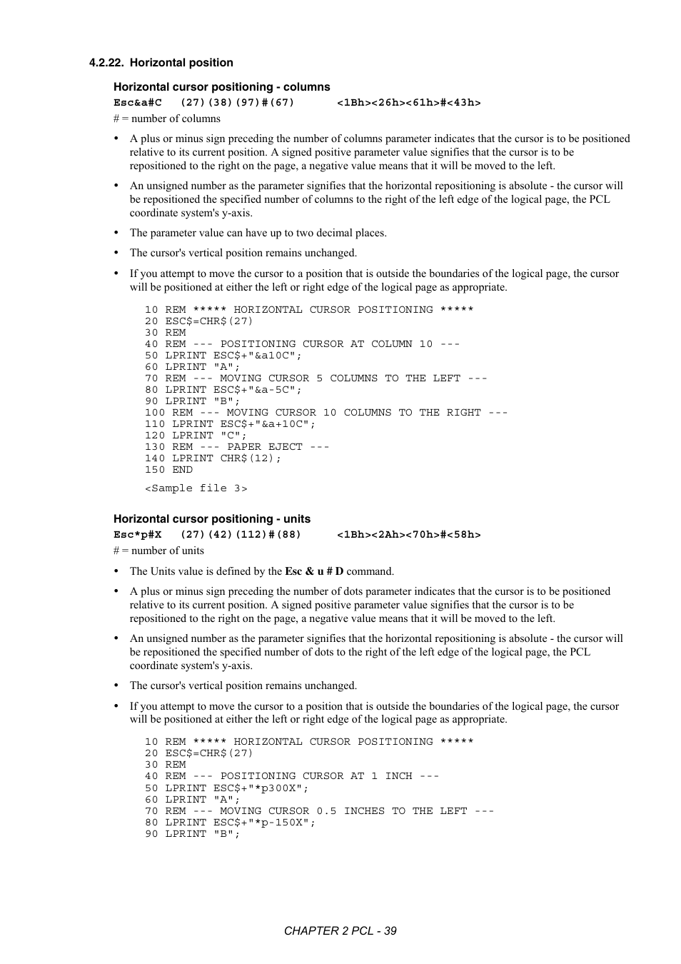 Horizontal position | Brother HL-2170W User Manual | Page 58 / 522