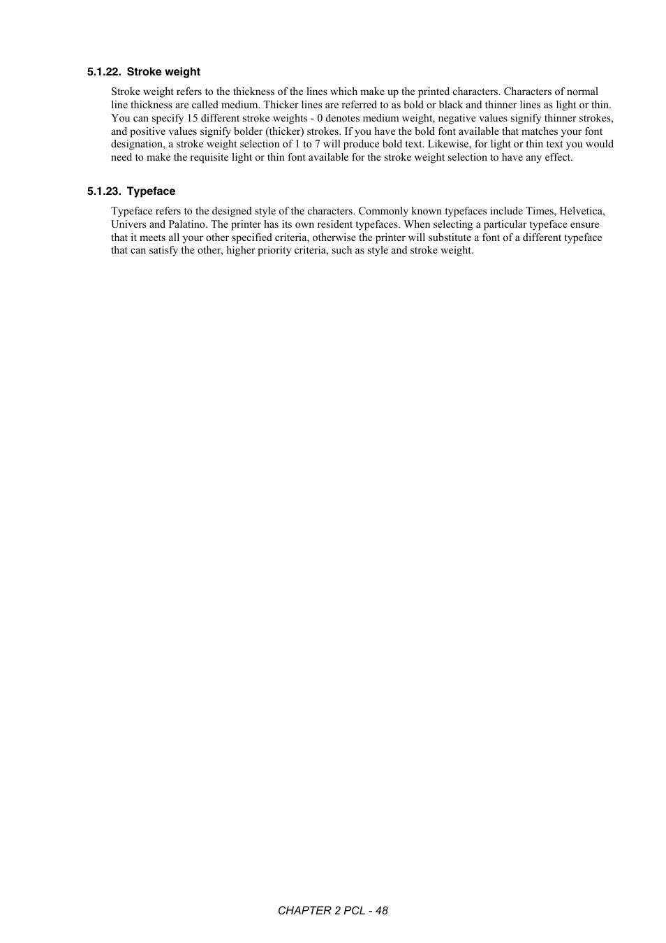 Stroke weight, Typeface | Brother HL-2170W User Manual | Page 67 / 522