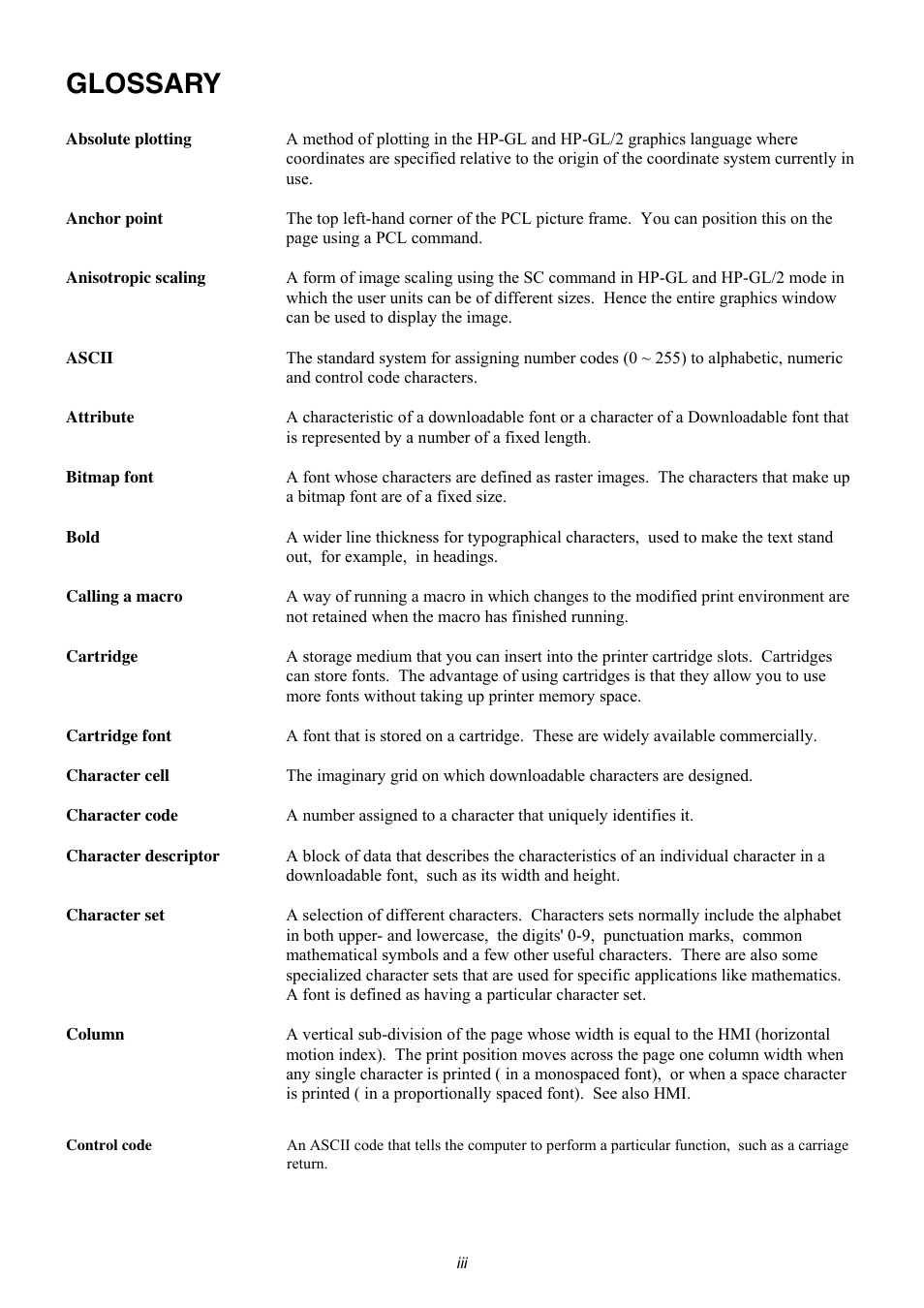 Glossary | Brother HL-2170W User Manual | Page 7 / 522