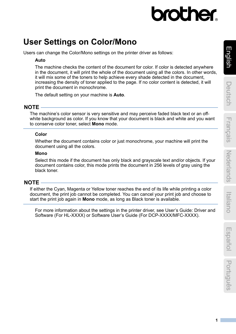 Brother HL-3170CDW User Manual | 21 pages