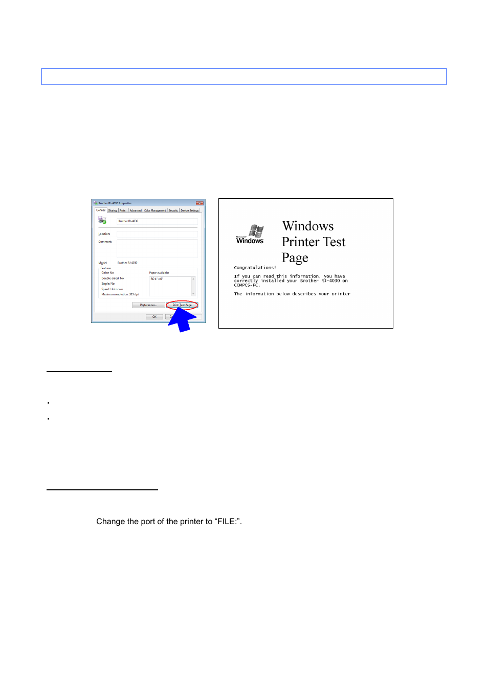 1 preparation, 2 checking the print data | Brother RJ-4030 User Manual | Page 11 / 48