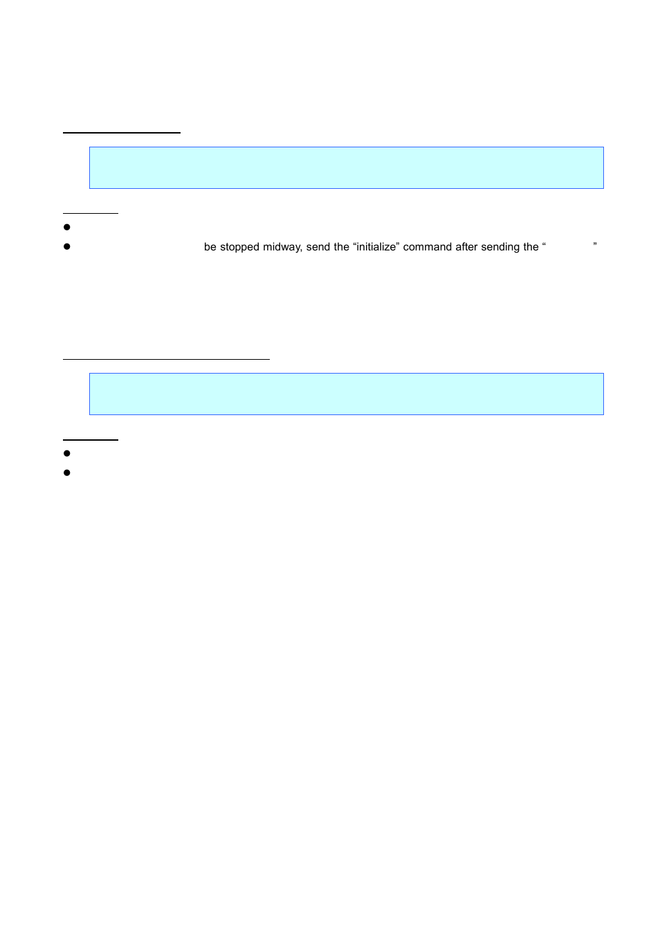 Printing command details, Null invalidate, Description | Esc i s status information request, Null, Invalidate, Esc i s, Status information request, Er to | Brother RJ-4030 User Manual | Page 22 / 48