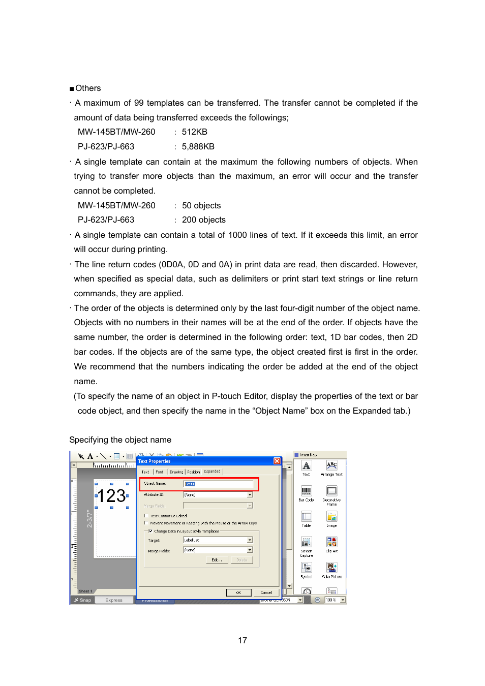 Brother PJ-663 User Manual | Page 17 / 76