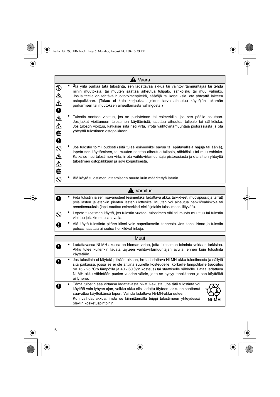 Brother PJ-523 User Manual | Page 109 / 170