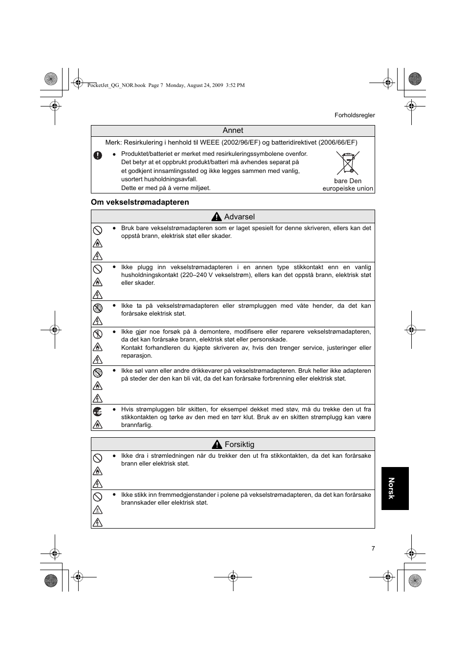 Brother PJ-523 User Manual | Page 88 / 170