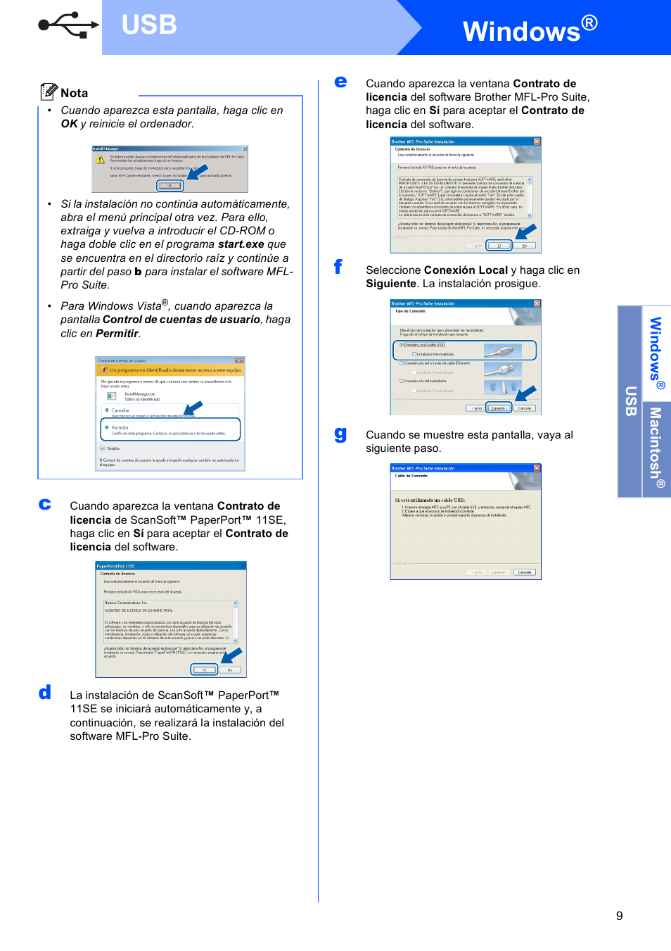 Windows | Brother DCP-585CW User Manual | Page 9 / 42