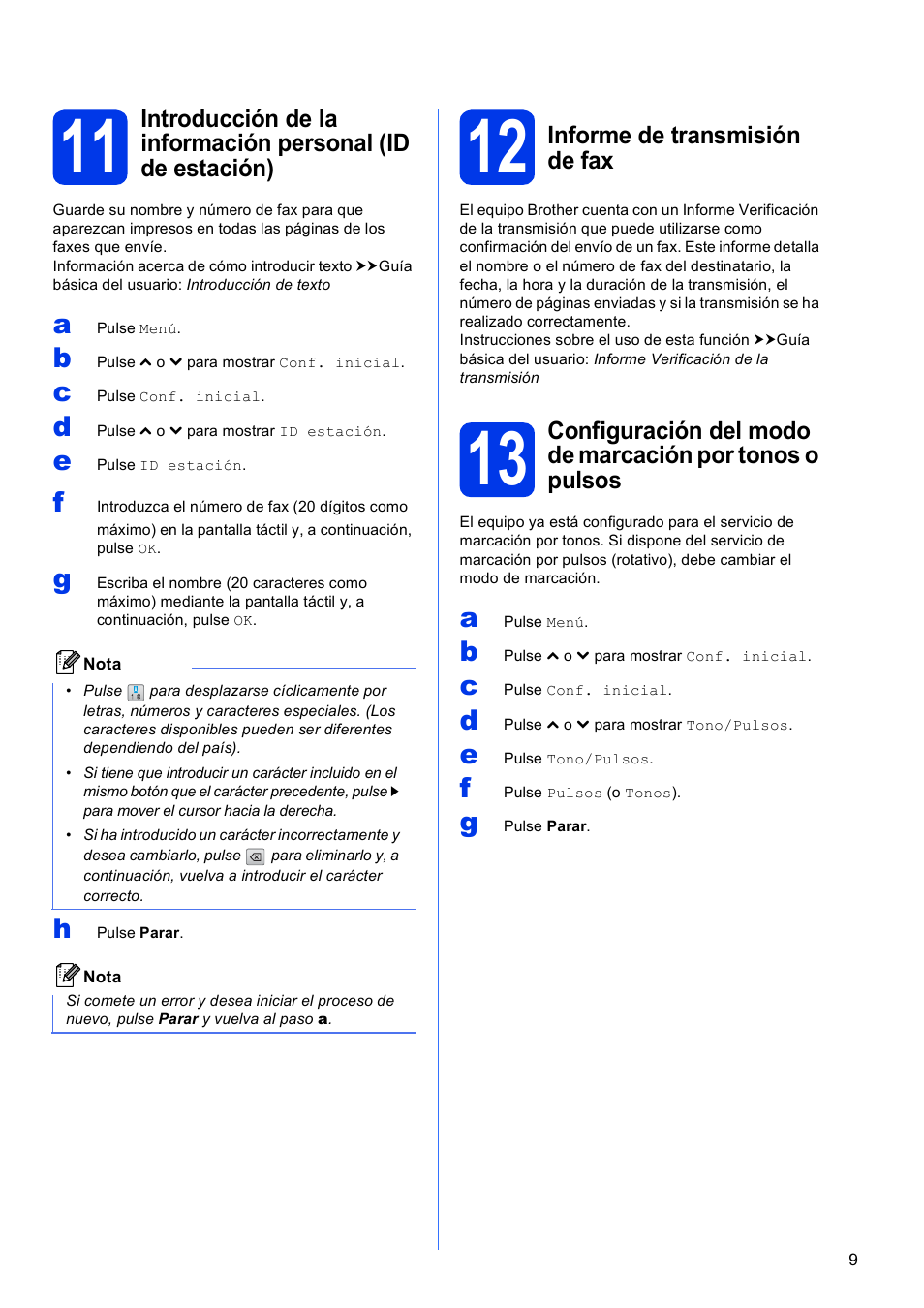 12 informe de transmisión de fax | Brother MFC-J625DW User Manual | Page 9 / 35