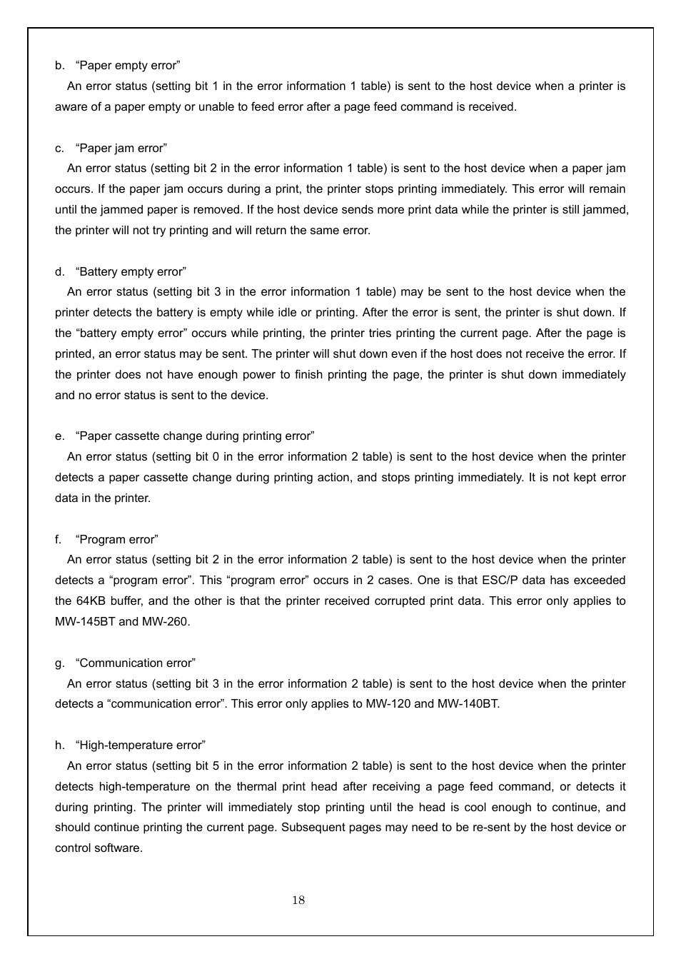 Brother MW-260 User Manual | Page 18 / 58