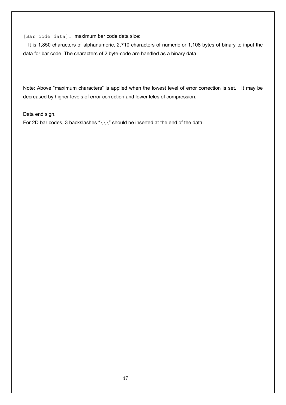 Brother MW-260 User Manual | Page 47 / 58