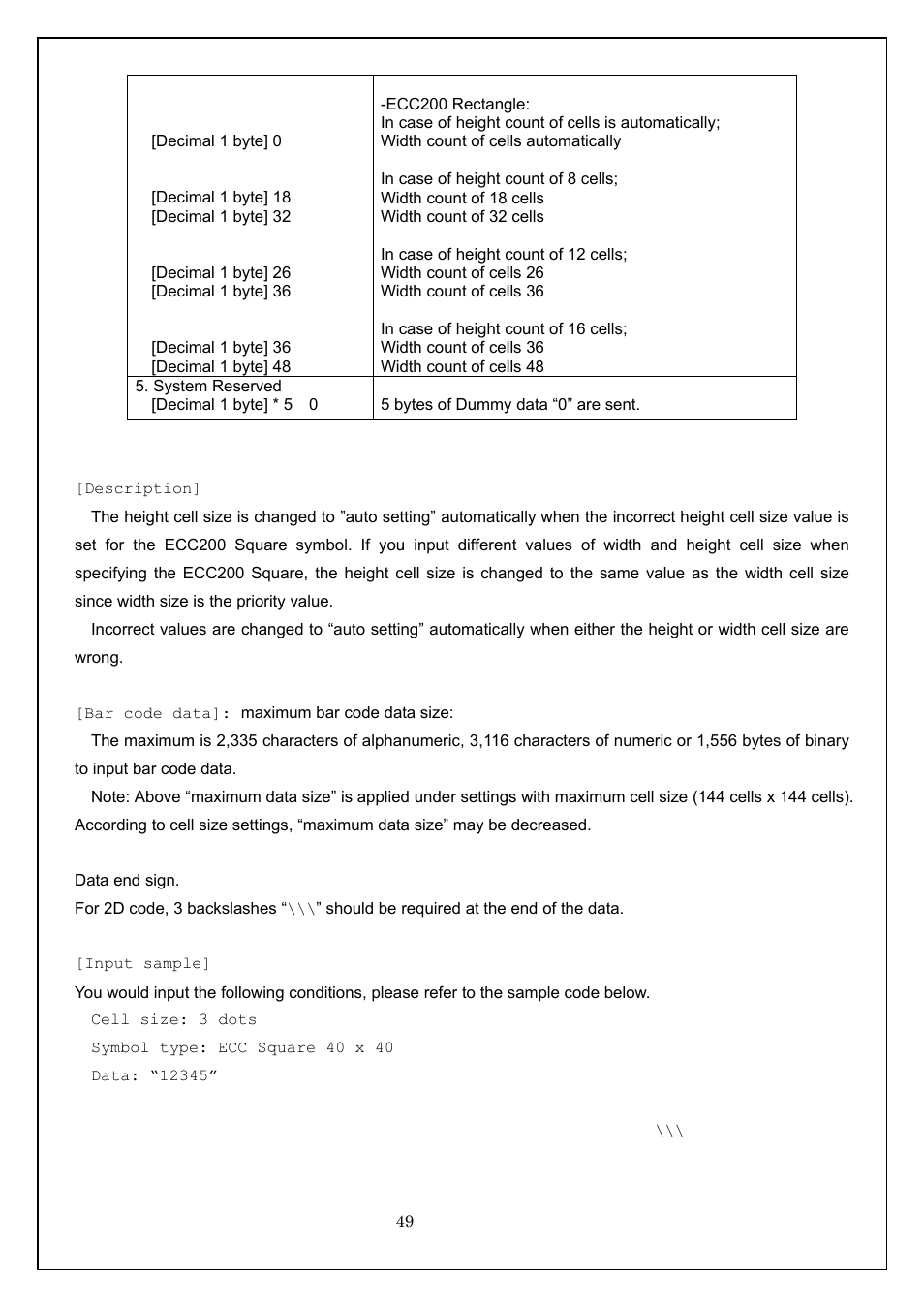 Brother MW-260 User Manual | Page 49 / 58