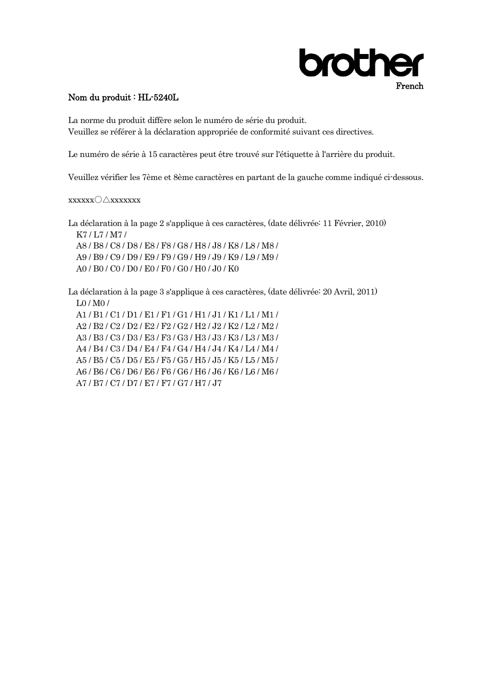Brother HL-5240L User Manual | Page 4 / 21