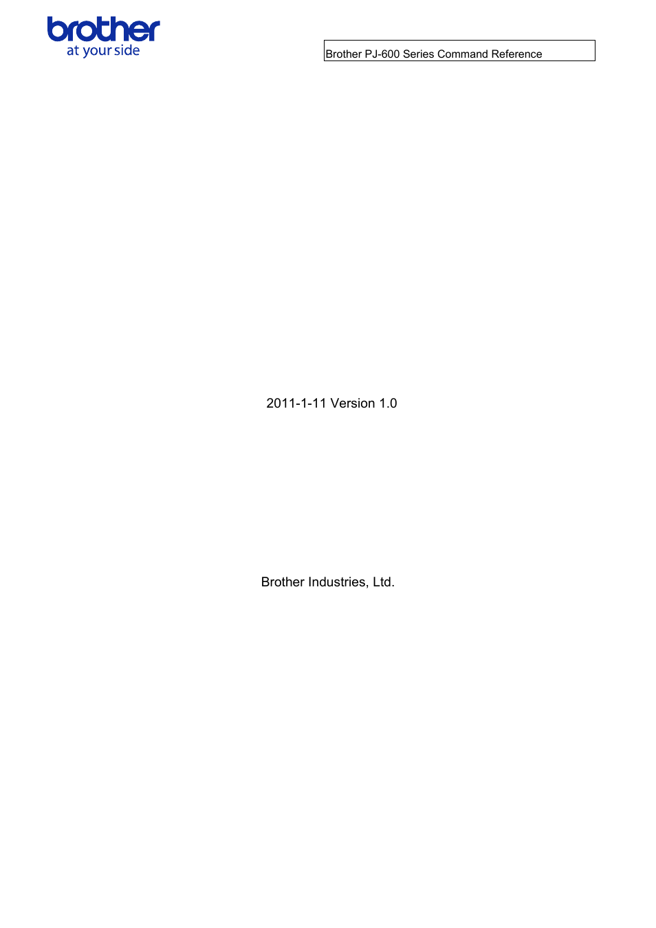 Brother PJ-622 User Manual | 48 pages