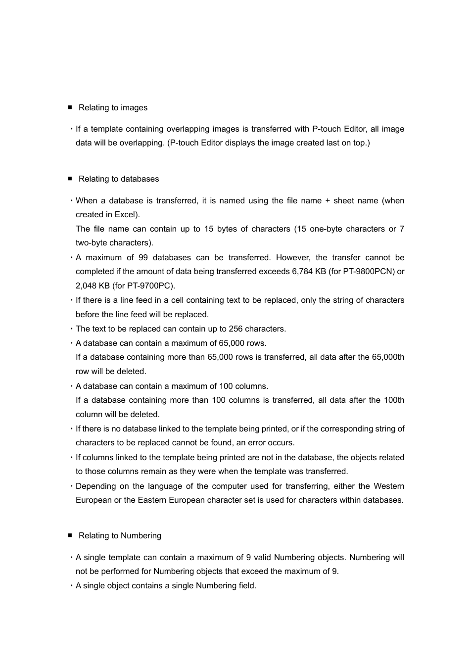 Brother PT-9700PC User Manual | Page 23 / 104