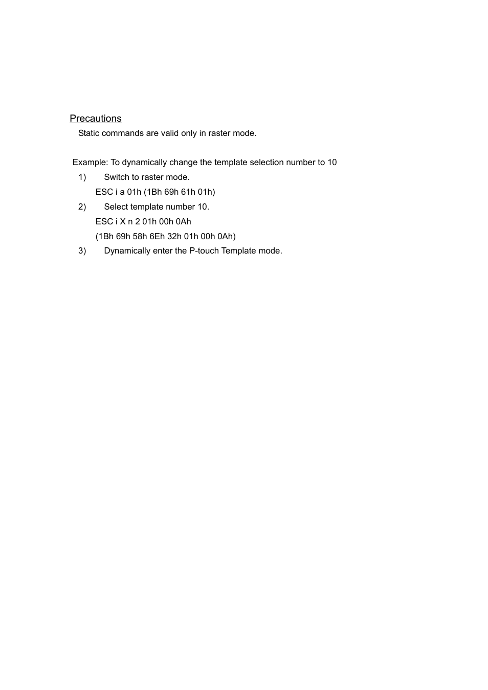 Precautions | Brother PT-9700PC User Manual | Page 26 / 104