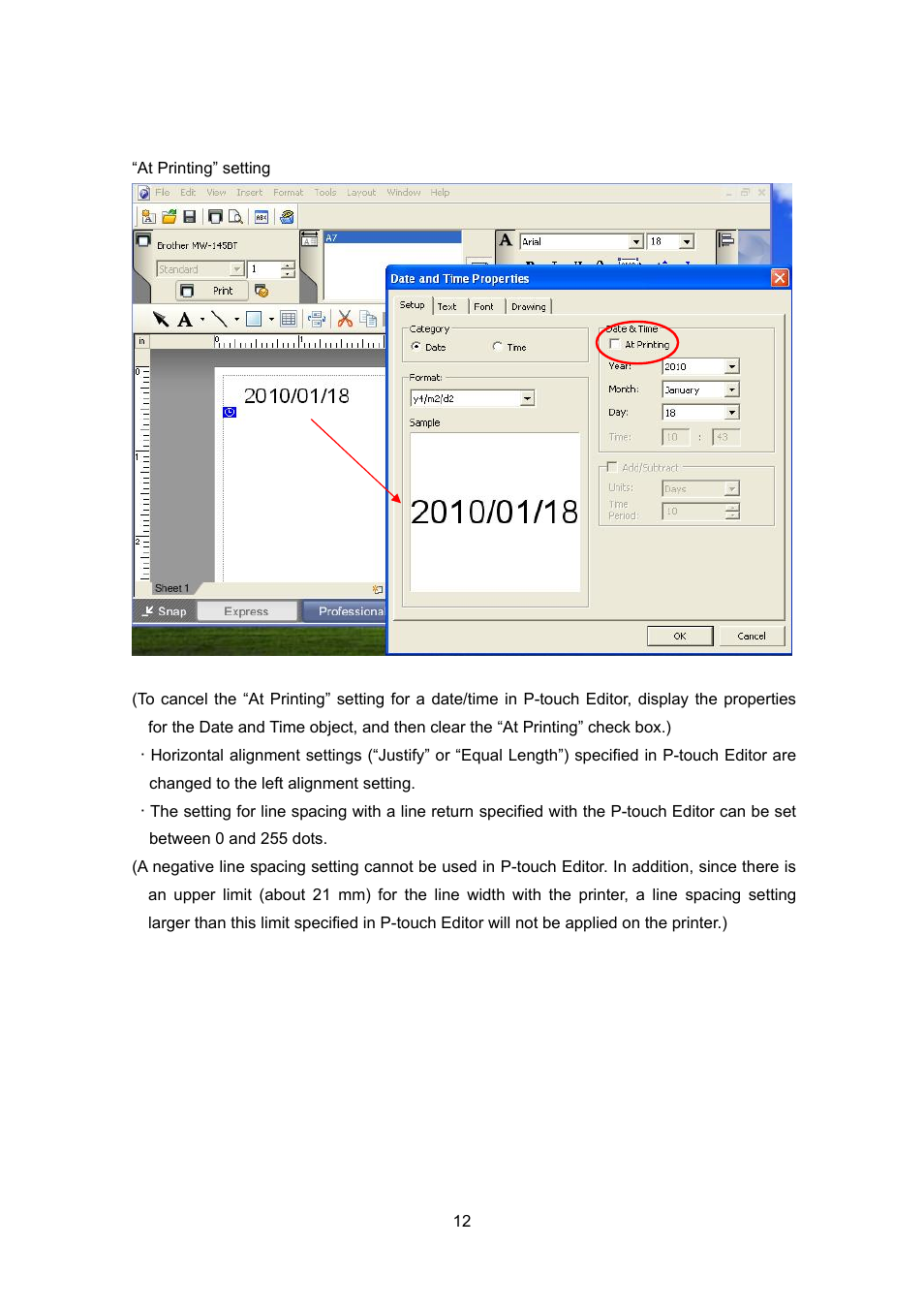 Brother MW-260 User Manual | Page 12 / 76