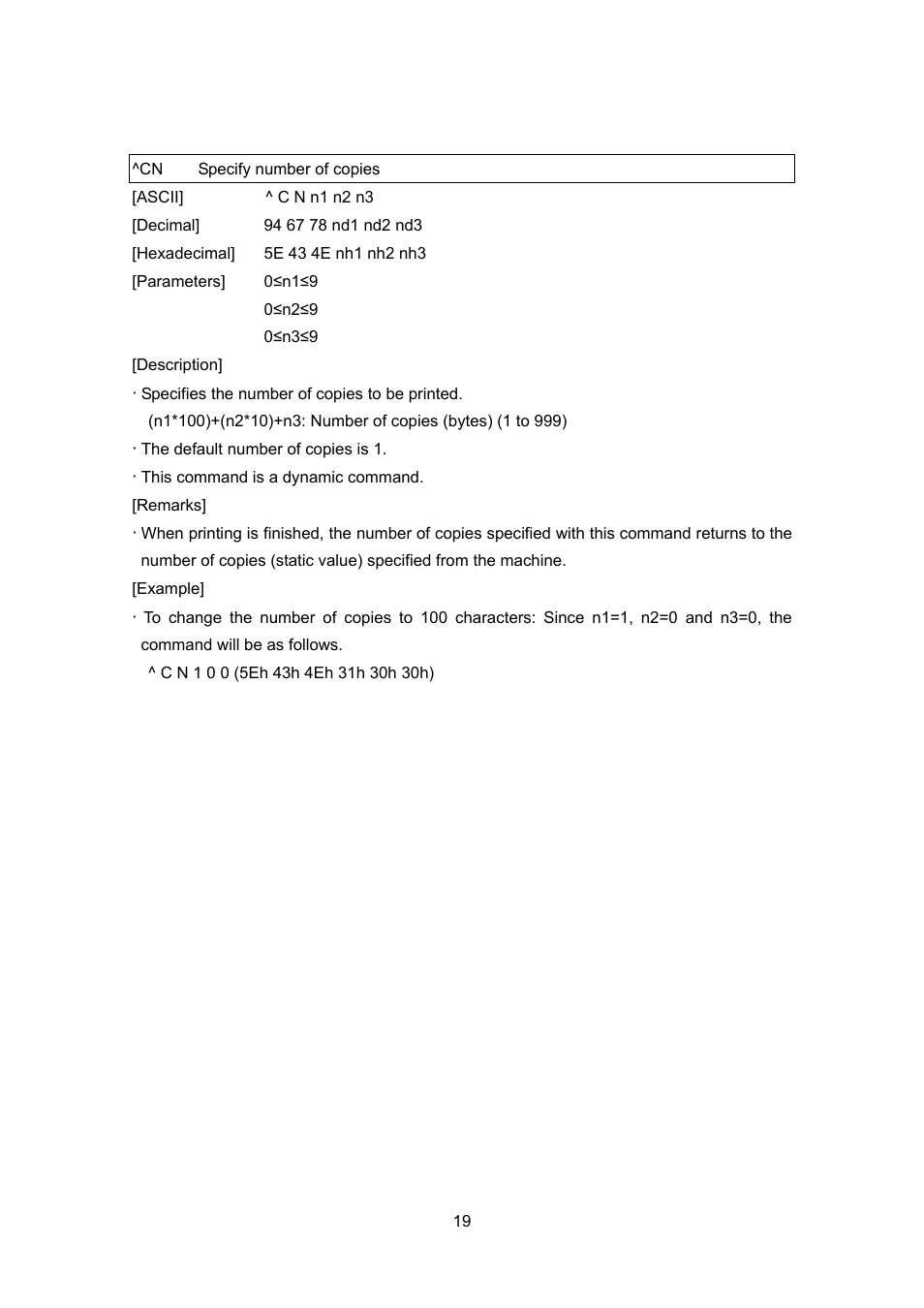 Cn specify number of copies, Specify number of copies | Brother MW-260 User Manual | Page 41 / 76