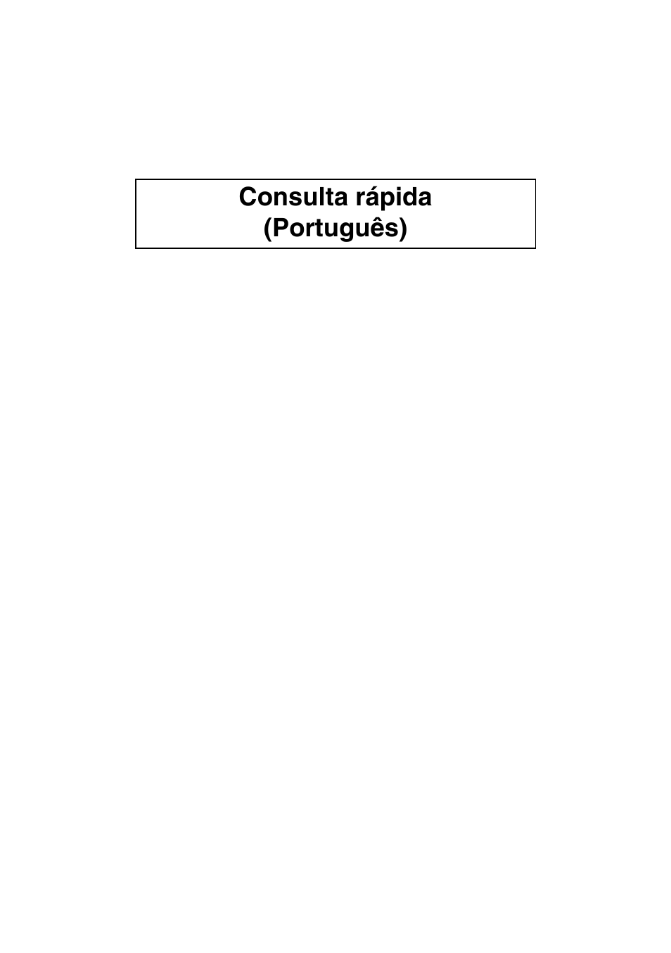 Portuguese | Brother PT-9500PC User Manual | Page 119 / 353