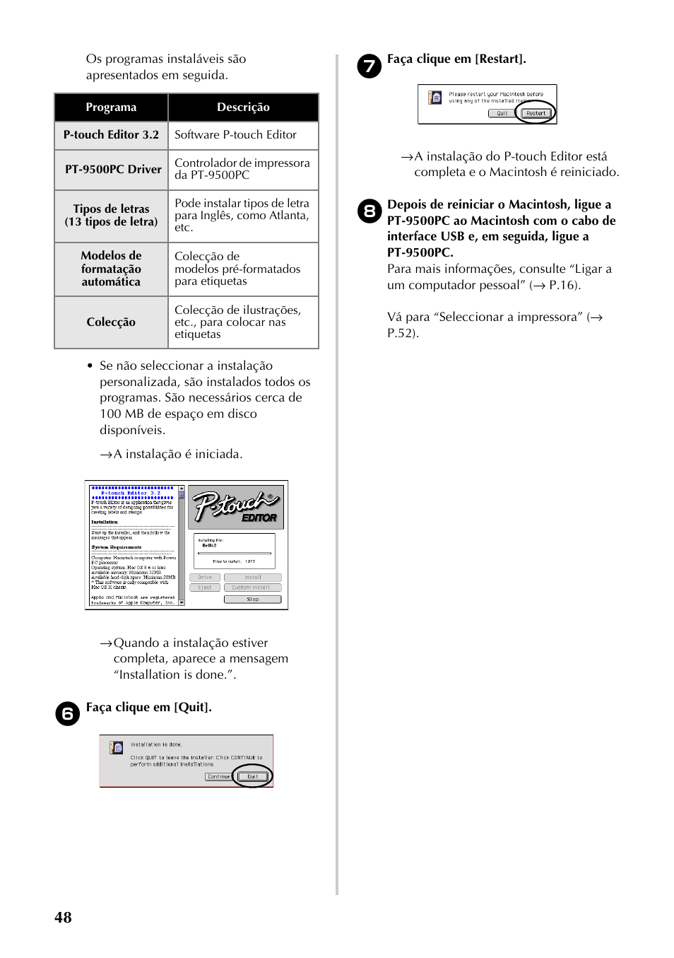 Brother PT-9500PC User Manual | Page 166 / 353