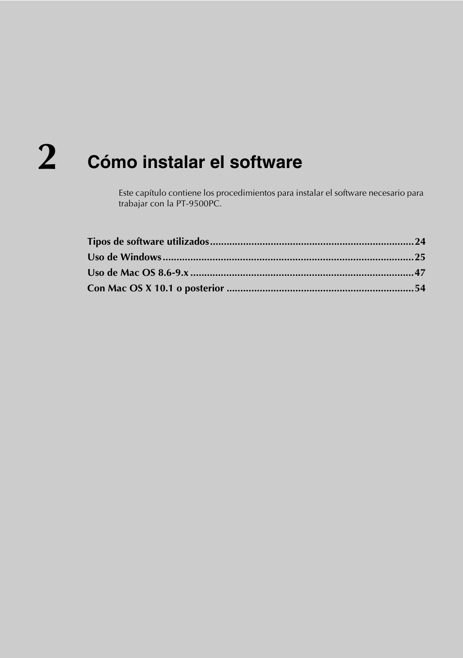 2 cómo instalar el software, Ación, consulte “cómo instalar el software, P.23) | A “cómo instalar el software, Cómo instalar el software | Brother PT-9500PC User Manual | Page 24 / 353