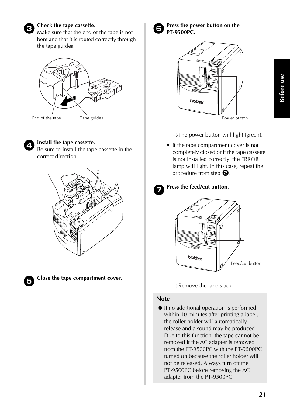 Brother PT-9500PC User Manual | Page 256 / 353
