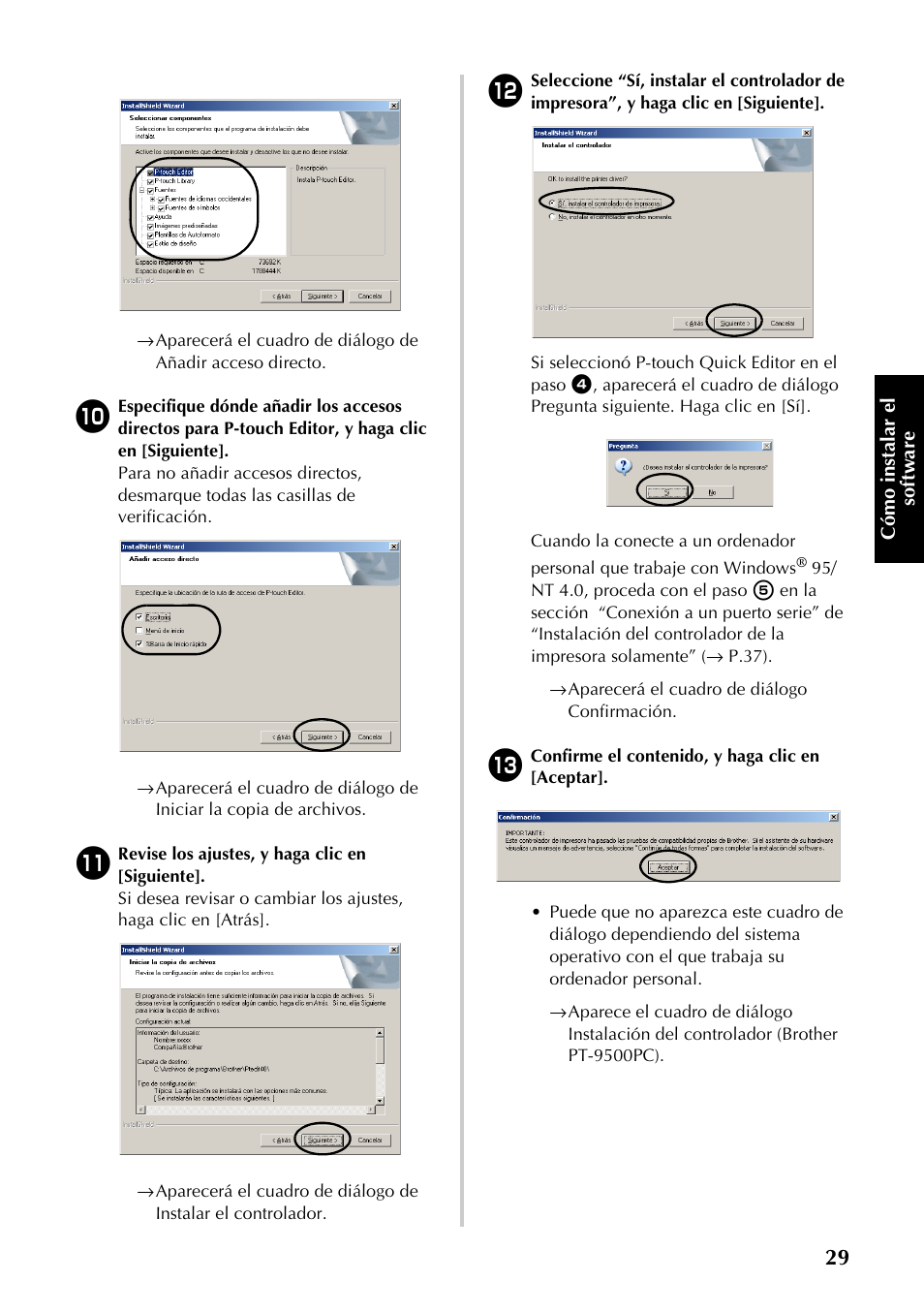 P.29) | Brother PT-9500PC User Manual | Page 30 / 353