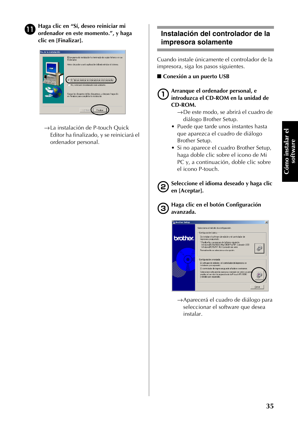 P.35) | Brother PT-9500PC User Manual | Page 36 / 353