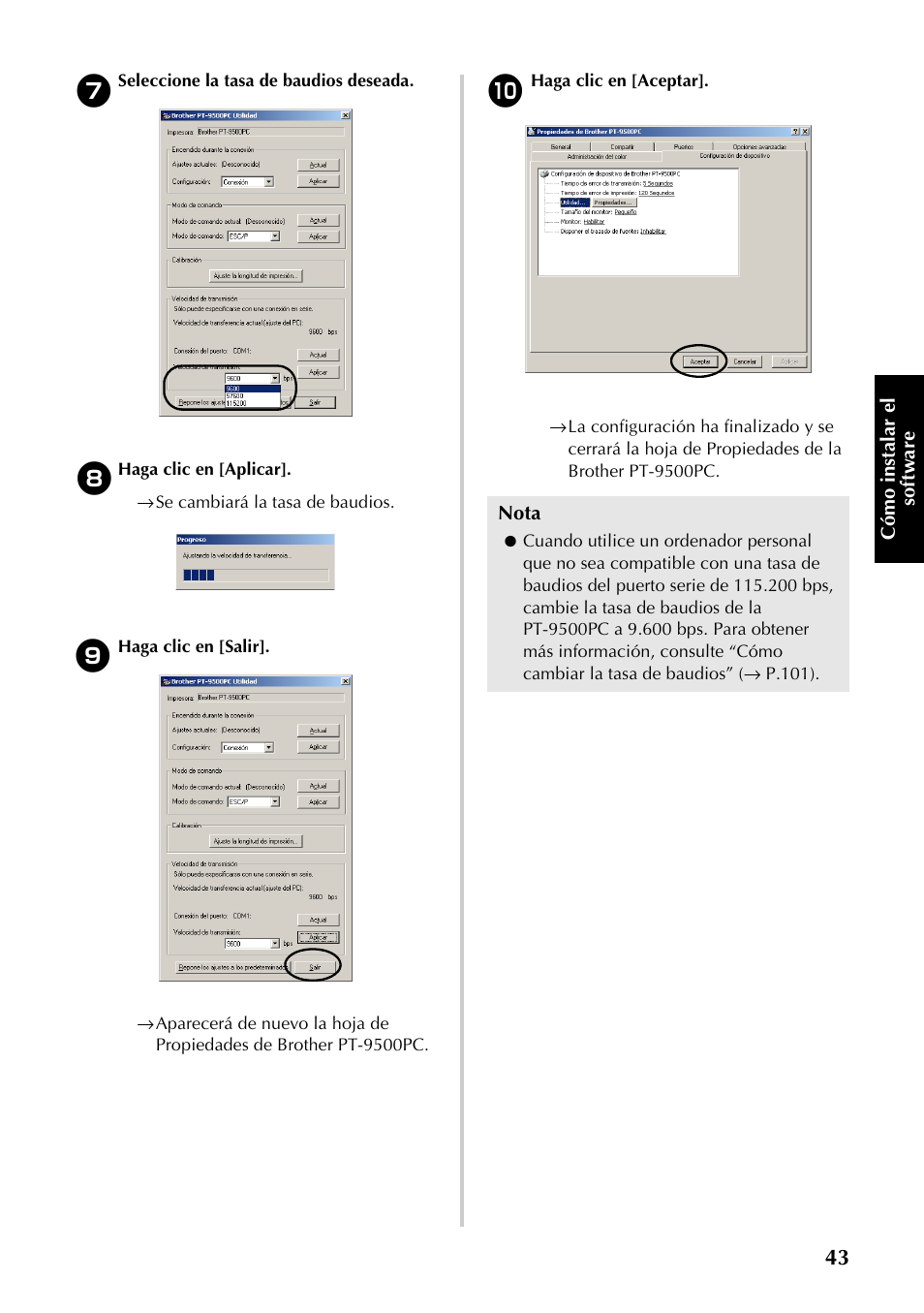 Brother PT-9500PC User Manual | Page 44 / 353