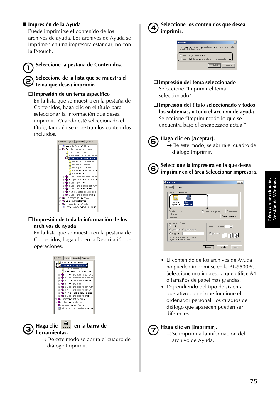 Brother PT-9500PC User Manual | Page 76 / 353