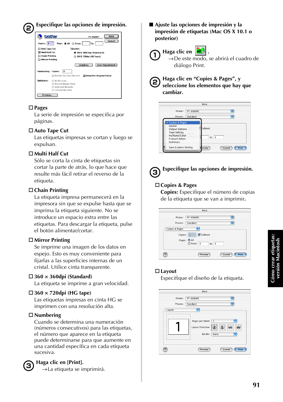 Brother PT-9500PC User Manual | Page 92 / 353
