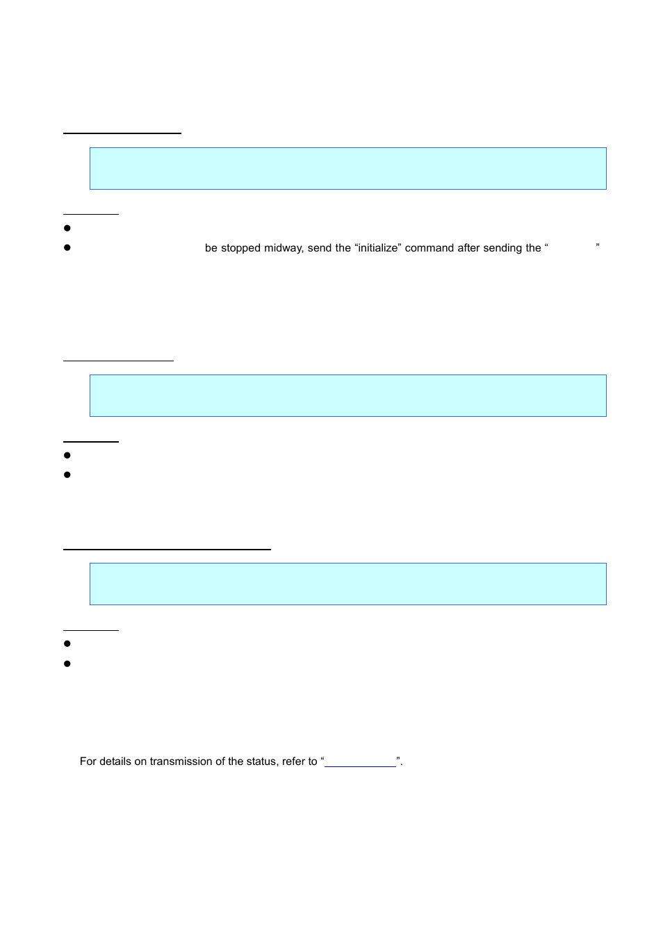 Printing command details, Null invalidate, Description | Esc @ initialize, Esc i s status information request, Null, Invalidate, Initialize, Esc i s, Status information request | Brother PT-P700 User Manual | Page 27 / 52